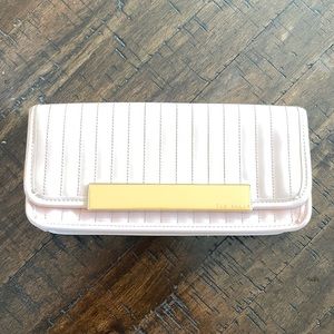 💜2/$20 TED BAKER Patent Leather Clutch, Pale Pink